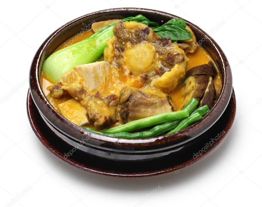 kare kare, filipino oxtail stew