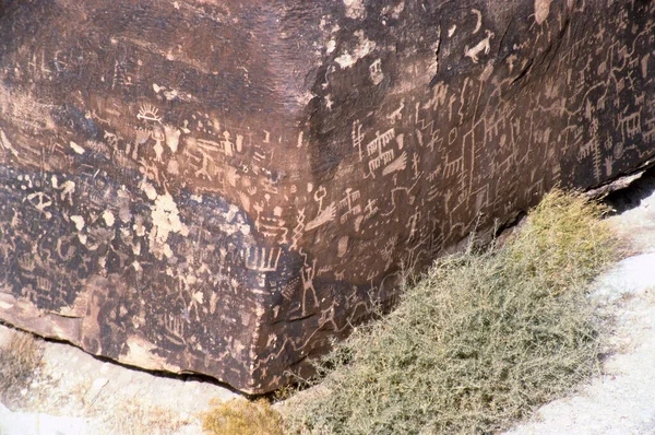 Газета Rock Ptroglyphes Canyonlands Moab Utah Usa — стокове фото