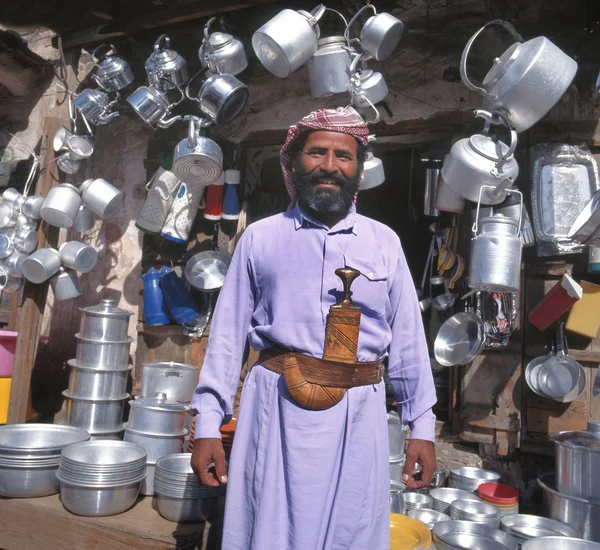 Торговец в Йемене — стоковое фото