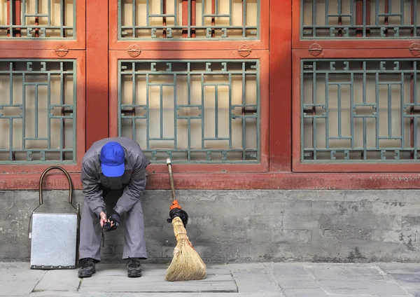 Resting cleaner — Stock Photo, Image