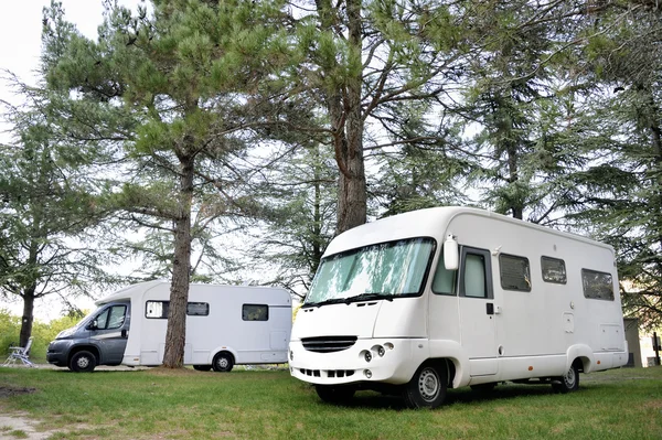 Two campers — Stock Photo, Image