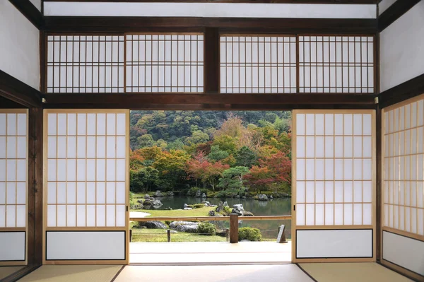 Tenryuji Sogenchi Bahçe Kyoto — Stok fotoğraf