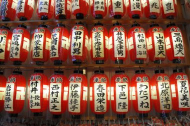 Japon kağıt fenerler