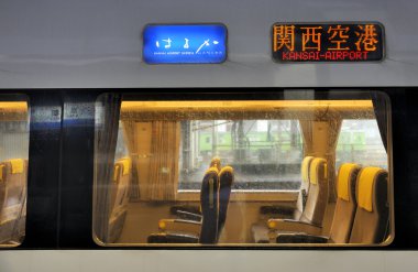 Osaka Kansai havaalanına tren
