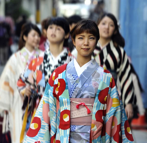 Geisha em Kyoto Imagens De Bancos De Imagens