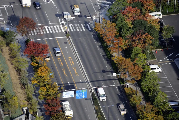 Birdview ulice — Stock fotografie