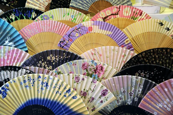 Japanese hand fans — Stock Photo, Image