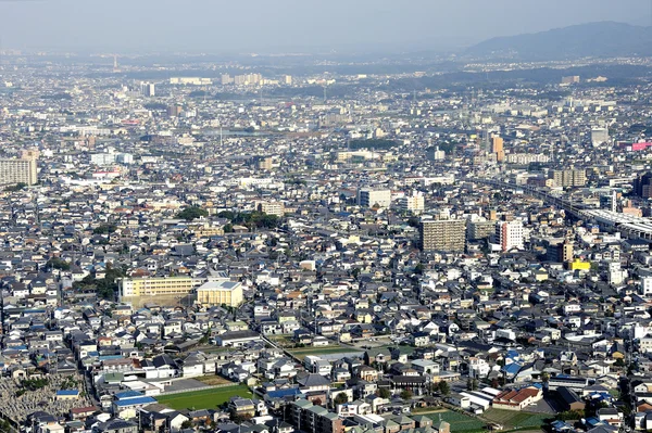 Osaka im Vogelbild — Stockfoto