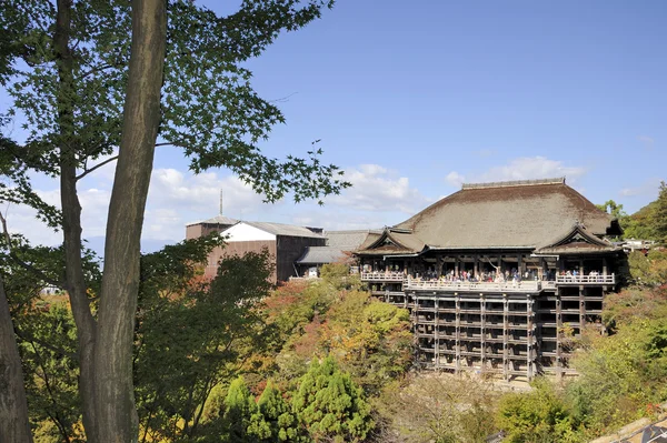 Kiyomizudera Tapınağı hondo — Stok fotoğraf