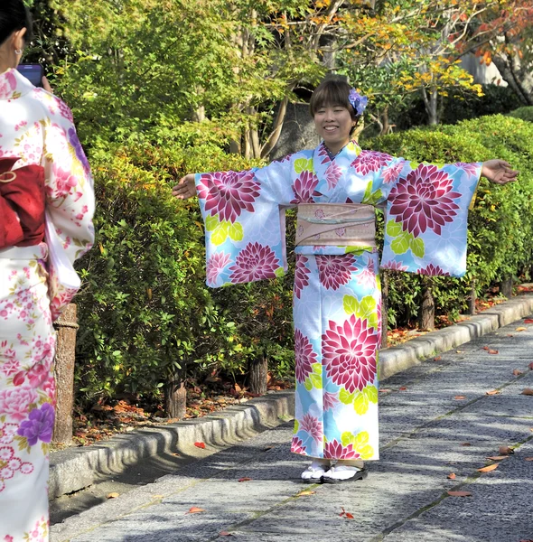 Два geishas — стокове фото