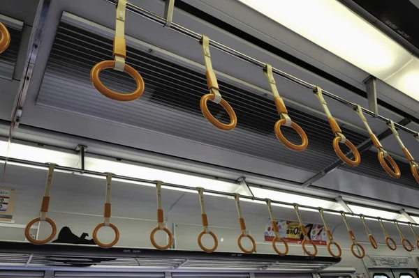 Handles at the subway — Stock Photo, Image