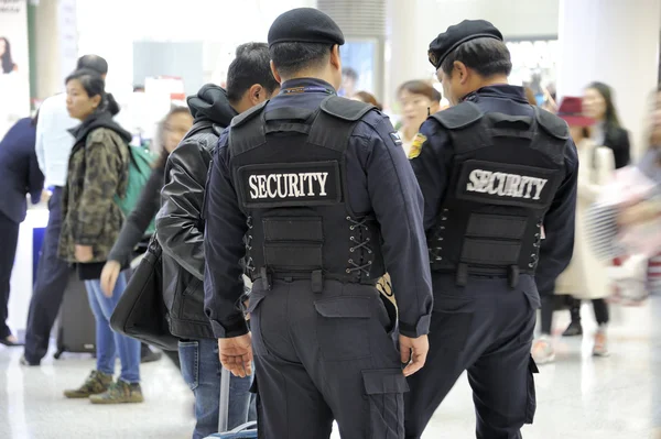Bezpieczeństwa na lotnisku w Seulu Incheon International Airport — Zdjęcie stockowe