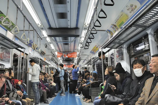 Metropolitan metro in Seoul — Stockfoto