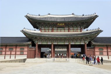 Gyeongbok Sarayı giriş kapısı, Seoul, Güney Kore