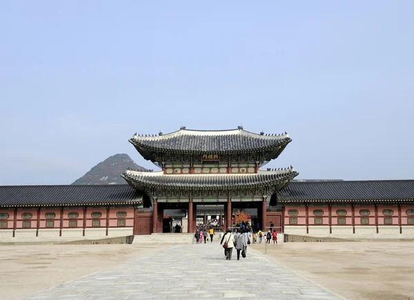 Gyeongbok Palace w Seulu — Zdjęcie stockowe
