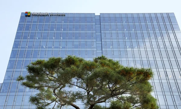 Microsoft Head Office in South Korea — Stock Photo, Image