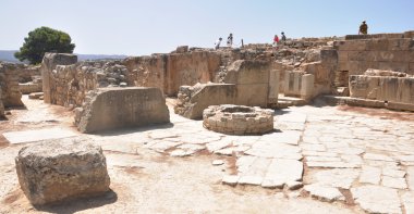 Sit Alanı Sarayı phaistos crete Yunanistan