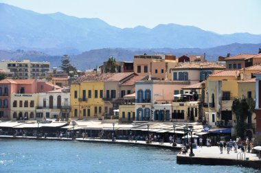 Hanya Girit Yunanistan sokak