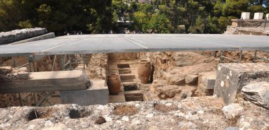 Knossos Sarayı Kandiye Girit Yunanistan - Sit Alanı
