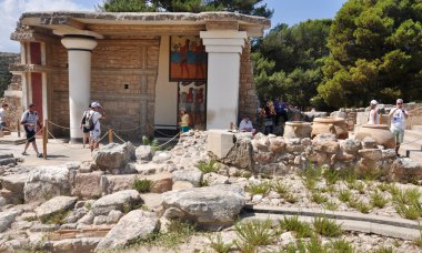 Knossos Sarayı Kandiye Girit Yunanistan - Sit Alanı