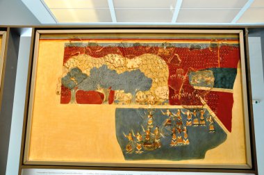 duvar resmi HERAKLEION Arkeoloji Müzesi