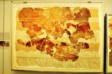 duvar resmi HERAKLEION Arkeoloji Müzesi