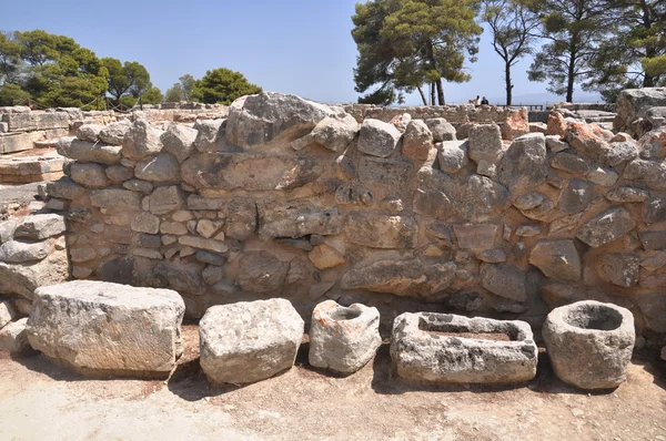 Археологическое место Palace of Phaistos Crete Greece — стоковое фото