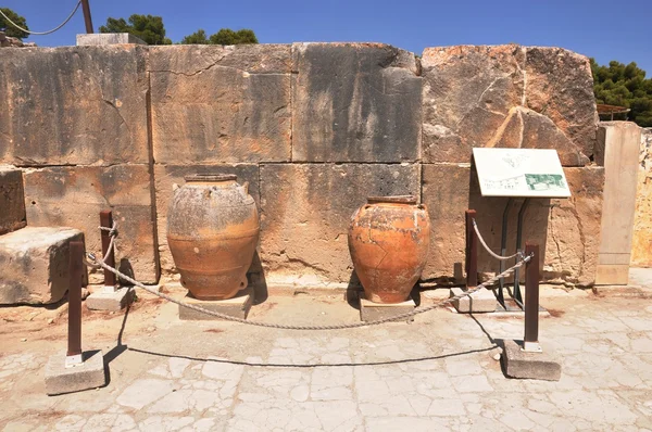 Sit Alanı Sarayı phaistos crete Yunanistan — Stok fotoğraf