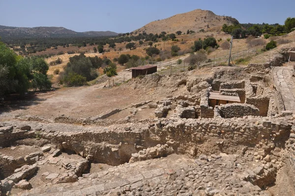 フェストス クレタ島ギリシャの考古学遺跡の宮殿 — ストック写真