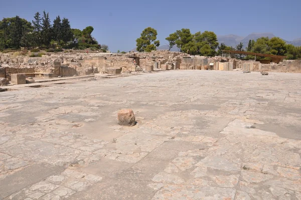 Archäologische Stätte Palast von phaistos crete griechenland — Stockfoto