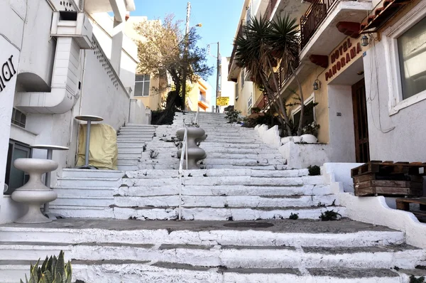 Weiße Treppe — Stockfoto