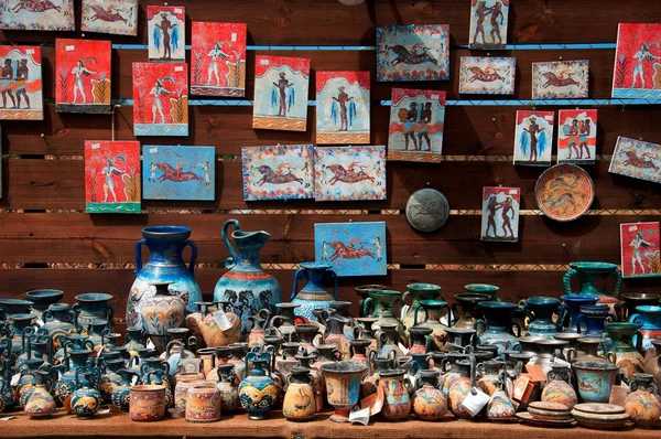 Negozio di souvenir Creta Grecia — Foto Stock