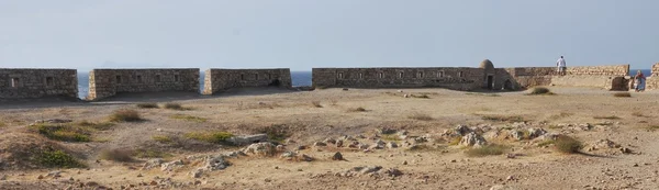 Mauer der venezianischen Zitadelle der Stadt Rethymno in Beton, Griechenland. — Stockfoto