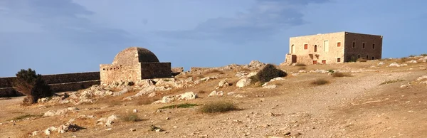 Muro da cidadela veneziana da cidade de Rethymno em Creta, Grécia . — Fotografia de Stock