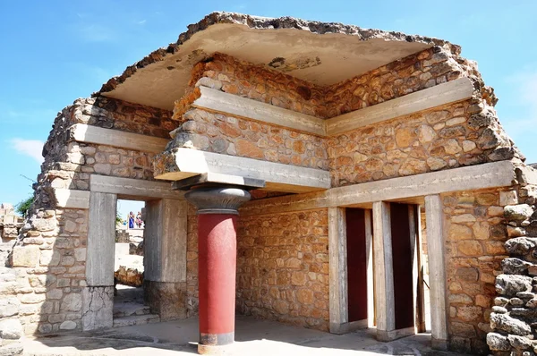 Knossos palast heraklion Betongriechenland - archäologische Stätte — Stockfoto