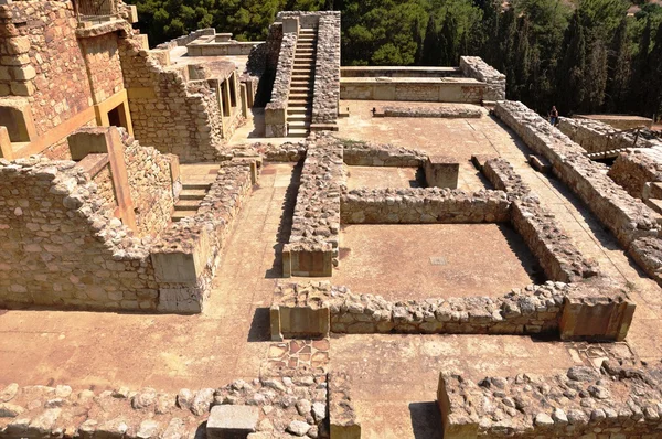 クノッソス宮殿イラクリオン クレタ島ギリシャの考古学的なサイト — ストック写真