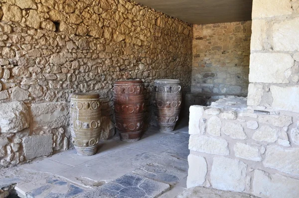 Palacio Knossos Heraklion Creta Grecia - Sitio arqueológico —  Fotos de Stock