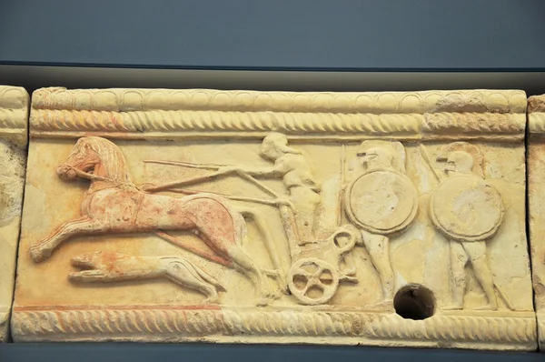 Rzeźba z herakleion Muzeum Archeologiczne — Zdjęcie stockowe