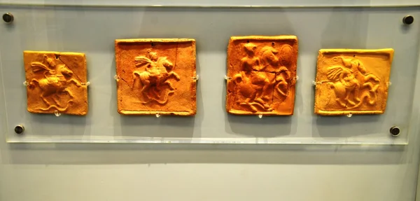 Keramické objekty z herakleion archeologické muzeum — Stock fotografie