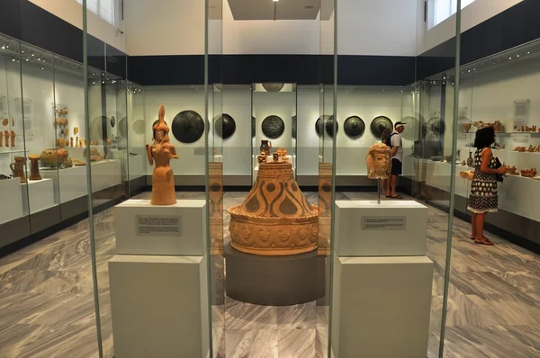 Interiér od herakleion archeologické muzeum — Stock fotografie