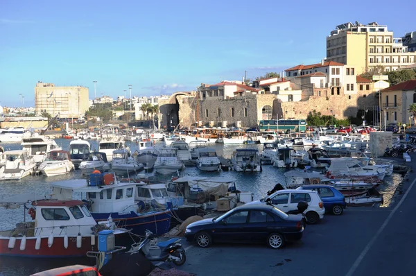 Vue sur le port d'Héraklion Crète Grèce — Photo