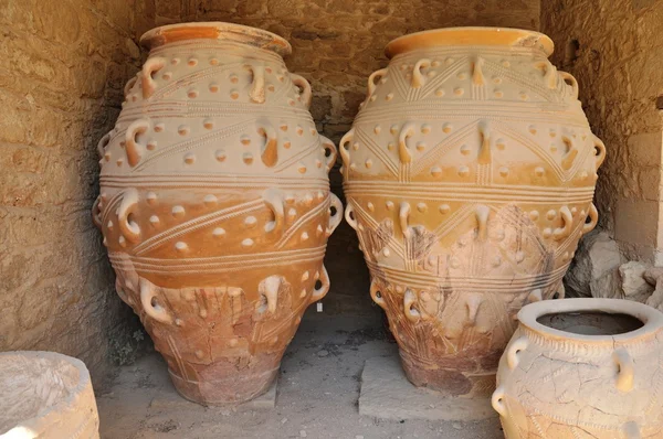 Knossos Palace Heraklion Kreta Griekenland - archeologische site Rechtenvrije Stockafbeeldingen