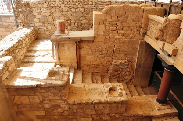 Knossos Palace Ηράκλειο Κρήτης - αρχαιολογικός χώρος Royalty Free Φωτογραφίες Αρχείου