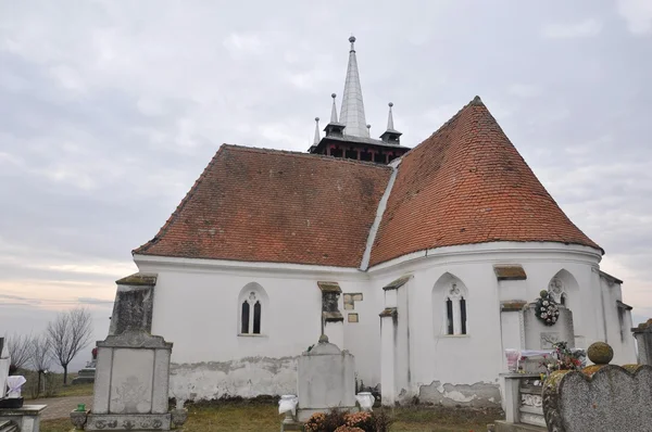 Историческая церковь в Чумбруд-Альба-Румыния — стоковое фото