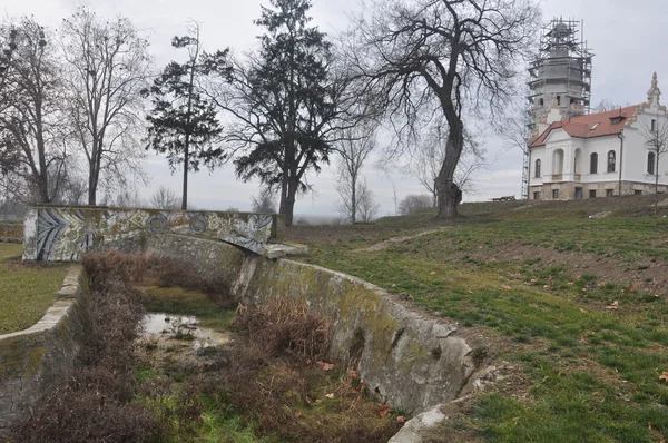 Історичний замок Альба Румунії — стокове фото