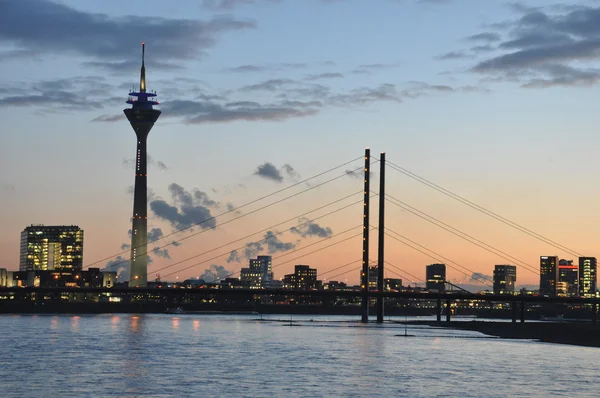 Uitzicht over de stad Stockafbeelding