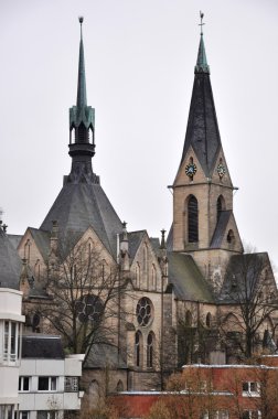Historical church in Essen Steele Germany clipart