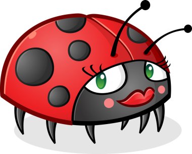 Uğur böceği çizgi film karakteri makyaj