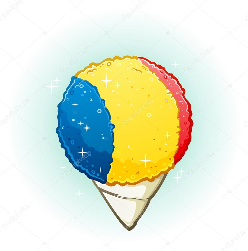 Snow Cone Cartoon Illustration Stock Vector Image by ©aoshlick 73072075