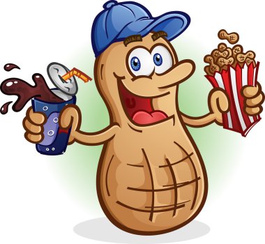 gazoz içme fıstık çizgi film karakteri